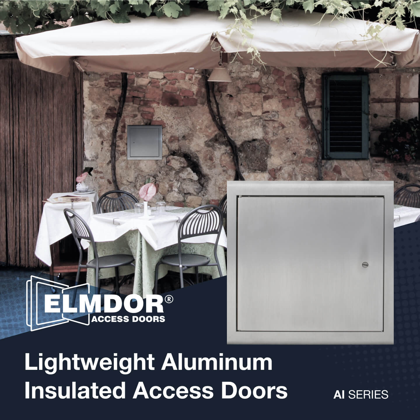 Elmdor exterior access doors